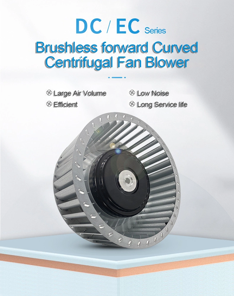 Highway 160*75mm Brushless External Rotor Ec Centrifugal Fan for Fresh Air System